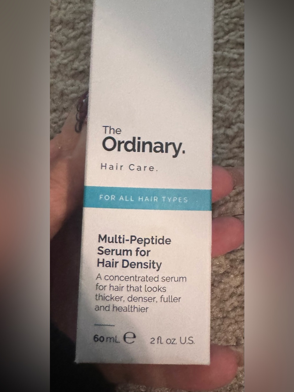 The Ordinary Multi-Peptide Serum for Hair Density - White with Teal Accent